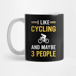 3 People Cycling Cycle Cyclist Mug